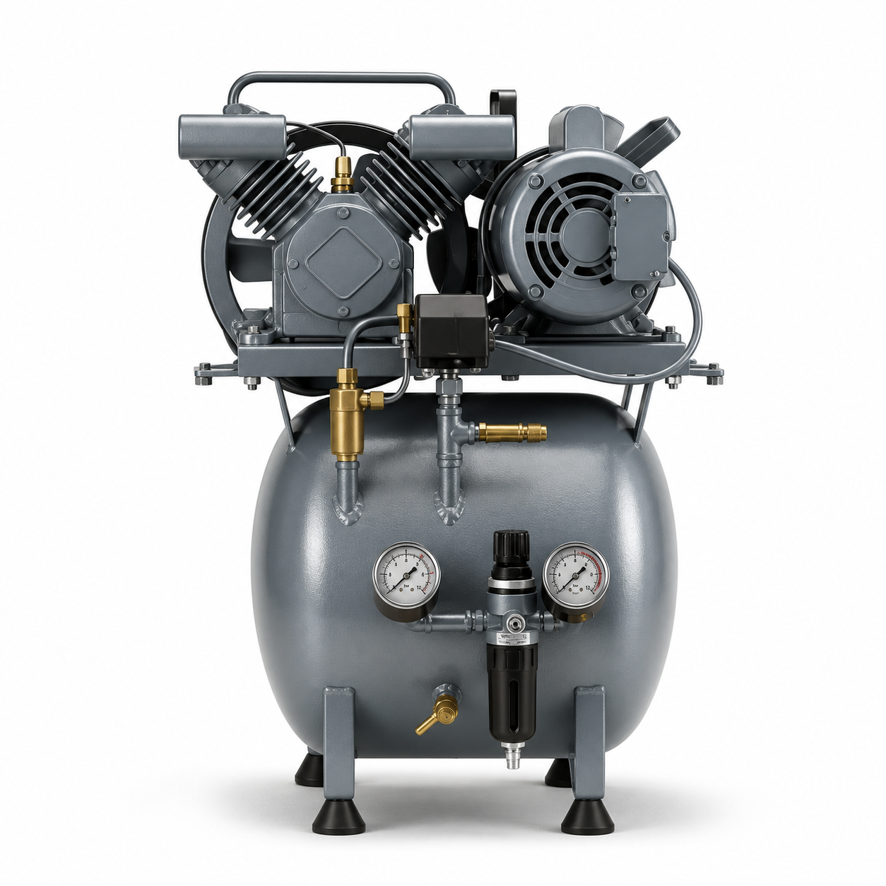 Compressor odontológico após revisão completa